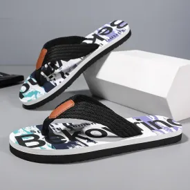Hnzxzm New Cool Youth Flip Flops Casual Men Swimming Water Sandals Comfortable Mens Popular Seaside Water Slippers Water Slides