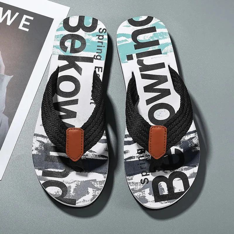 Hnzxzm New Cool Youth Flip Flops Casual Men Swimming Water Sandals Comfortable Mens Popular Seaside Water Slippers Water Slides