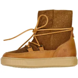 Kaya Lace Tex Bootie - cognac