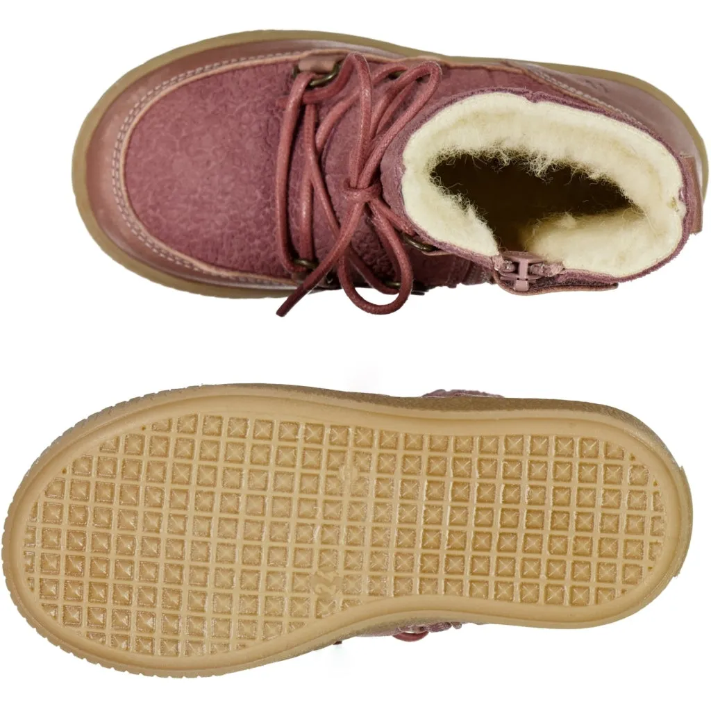 Kaya Lace Tex Bootie - wood rose