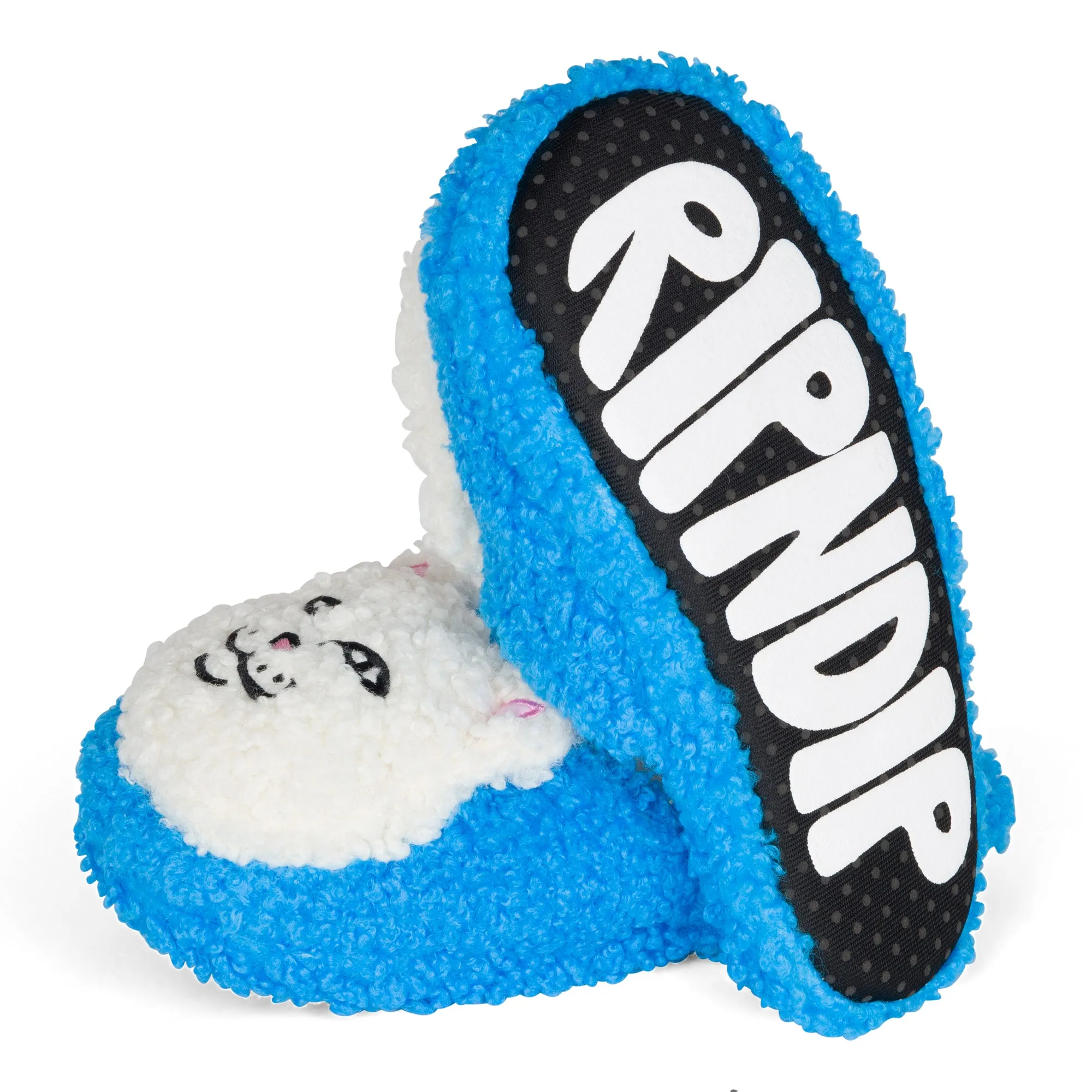 Lord Nermal Plush Face House Slippers (Blue)