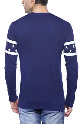 Maniac Mens Fullsleeve V-Neck Cotton Tshirt