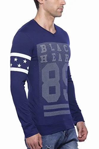 Maniac Mens Fullsleeve V-Neck Cotton Tshirt