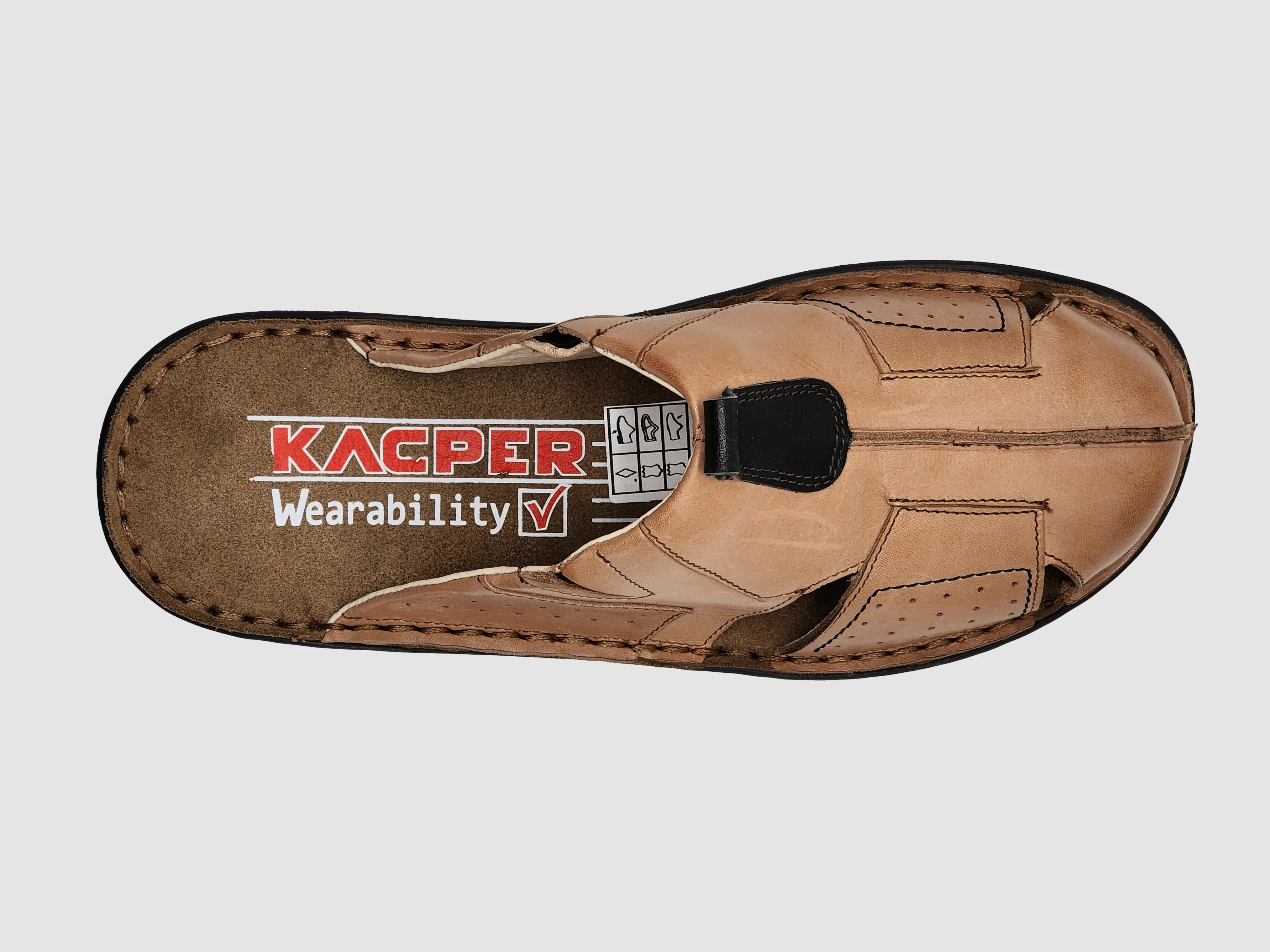 Men's Lounge Leather Slippers