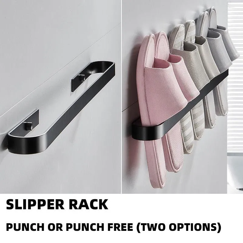 Multifunction Slipper Rack Towel Hanger