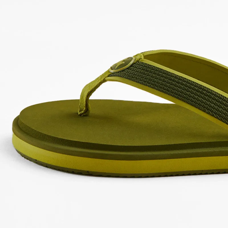 Neeman's Eco Fluffy Flip Flops | Avocado | Soft & Comfortable