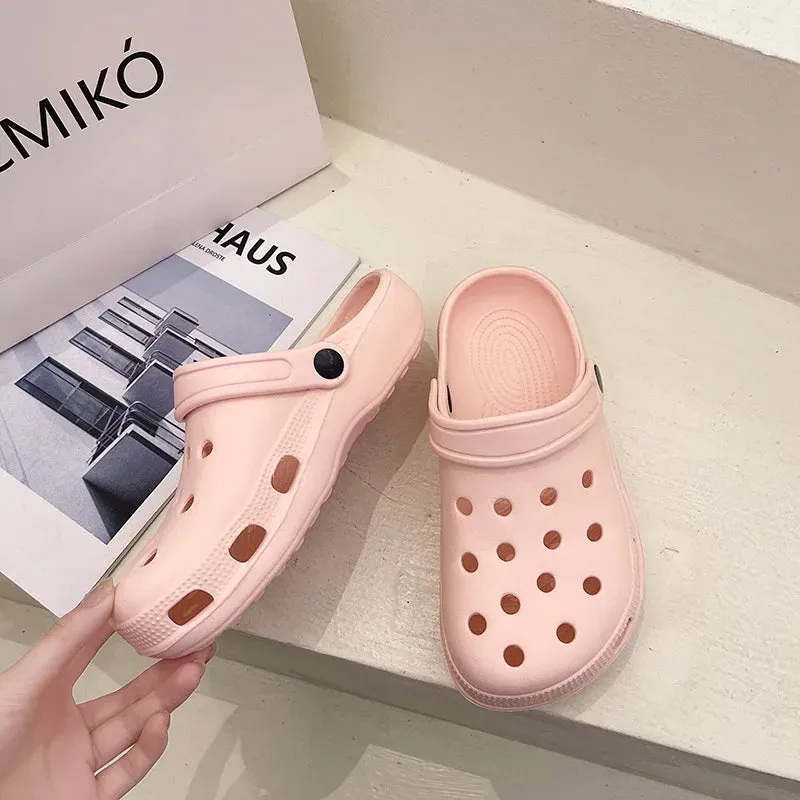 New Women Waterproof Slippers Summer Outdoor Women Slides Soft Sole Garden Shoes Indoor Classic Nursing Clogs Sandals Slide