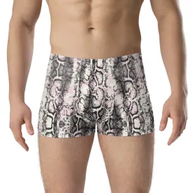 Python Snake Print Men's Underwear, Designer Best Boxer Briefs For Men - Made in USA/EU/MX