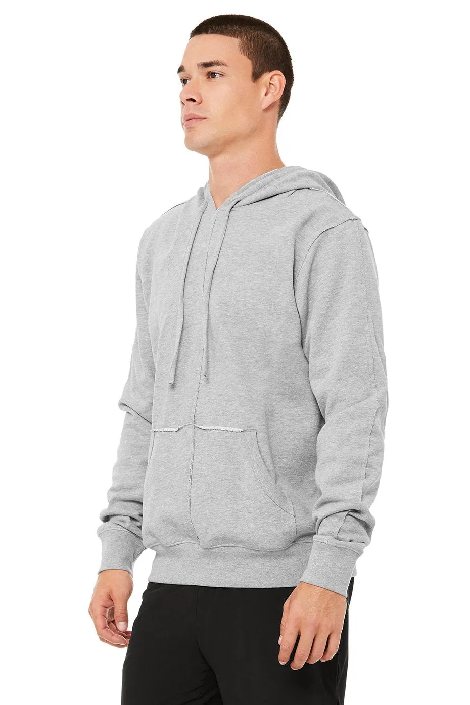 Raw Hoodie - Athletic Heather Grey