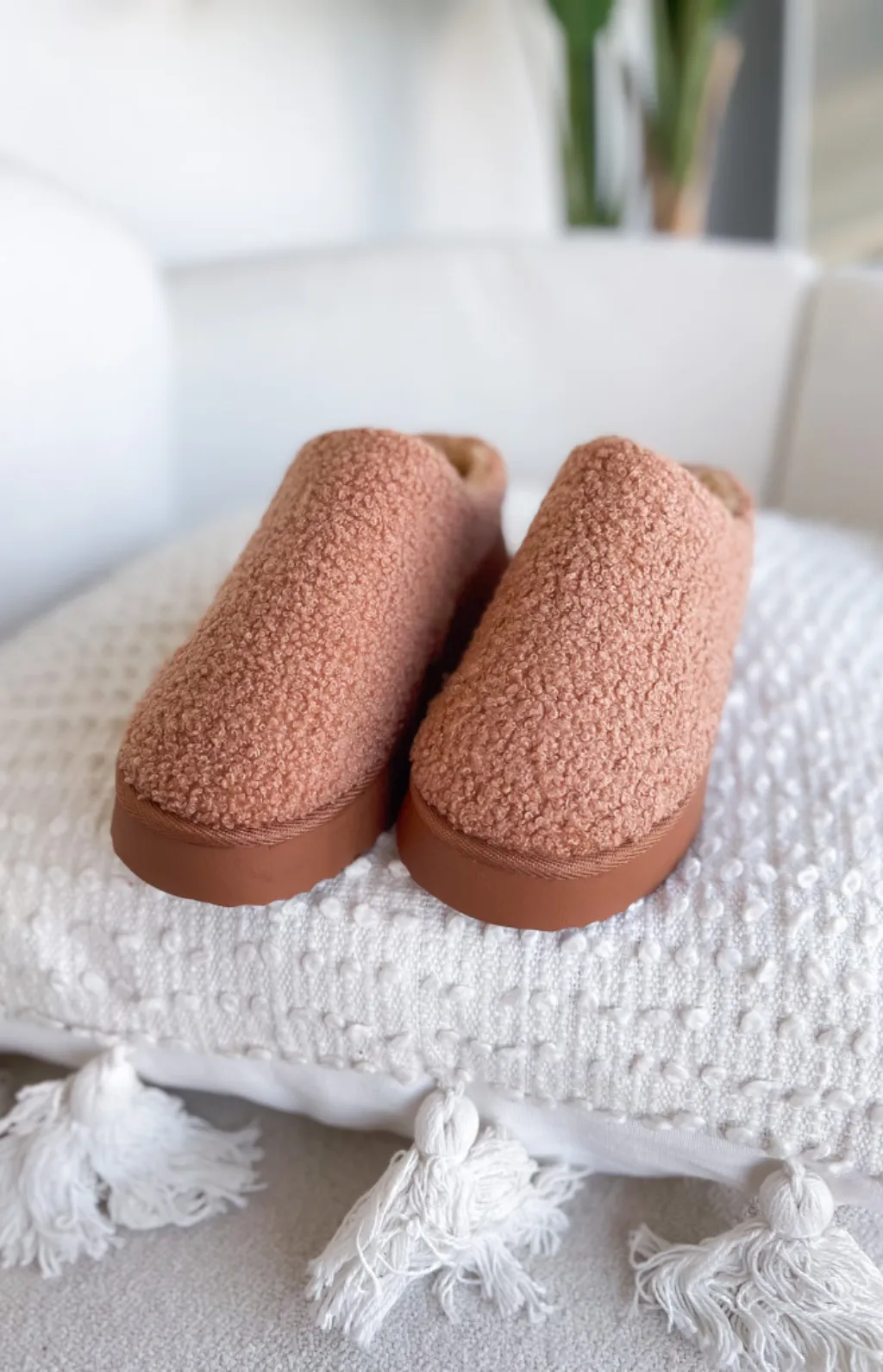 Rayna Tan Sherpa Platform MIA Slipper