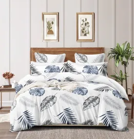 Slazie Premium 300TC Glace Cotton King Size Flat Bedsheets|Simple BEDSHEET Set |Double Bedsheet Set with 2 Pillow Covers(90 * 100 inches | |Soft Skin Friendly|(NZ035)