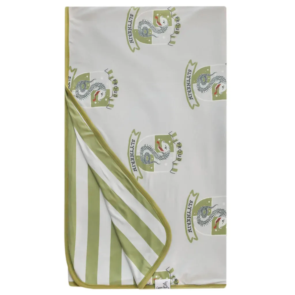 Slytherin Jumbo Three Layer Quilt