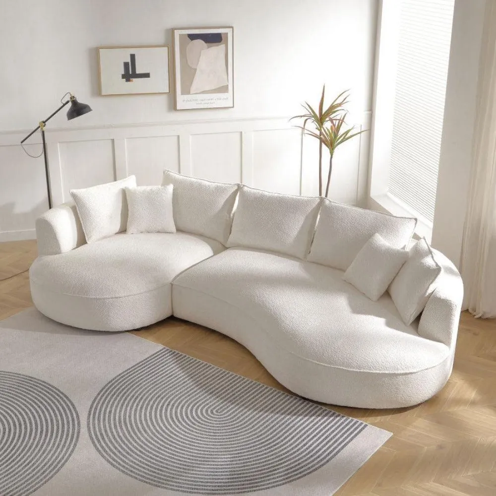 Snowy Premium Sofa Set in Towel Cloth