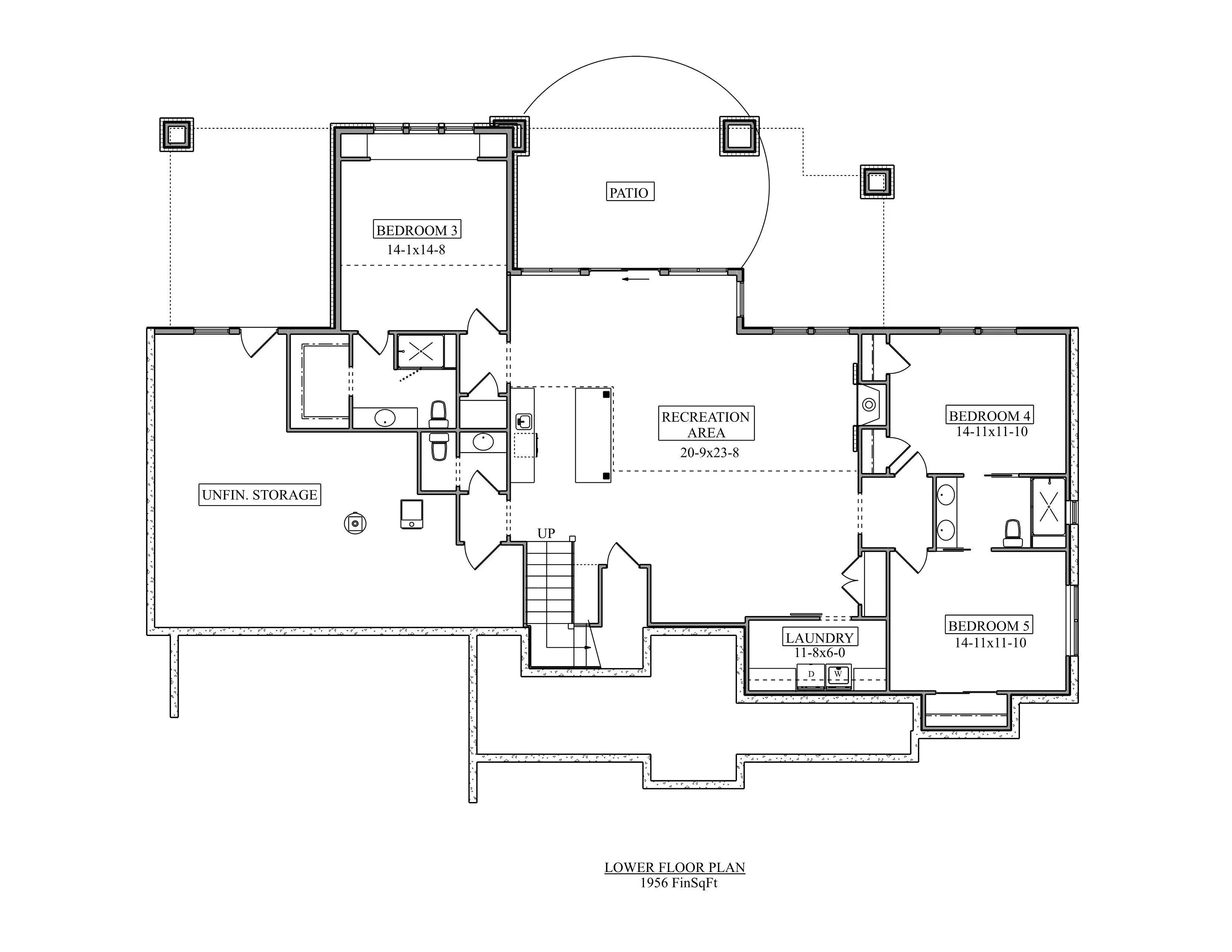 Stunning Ridge House Plan: Spacious Design with Artistic Layout