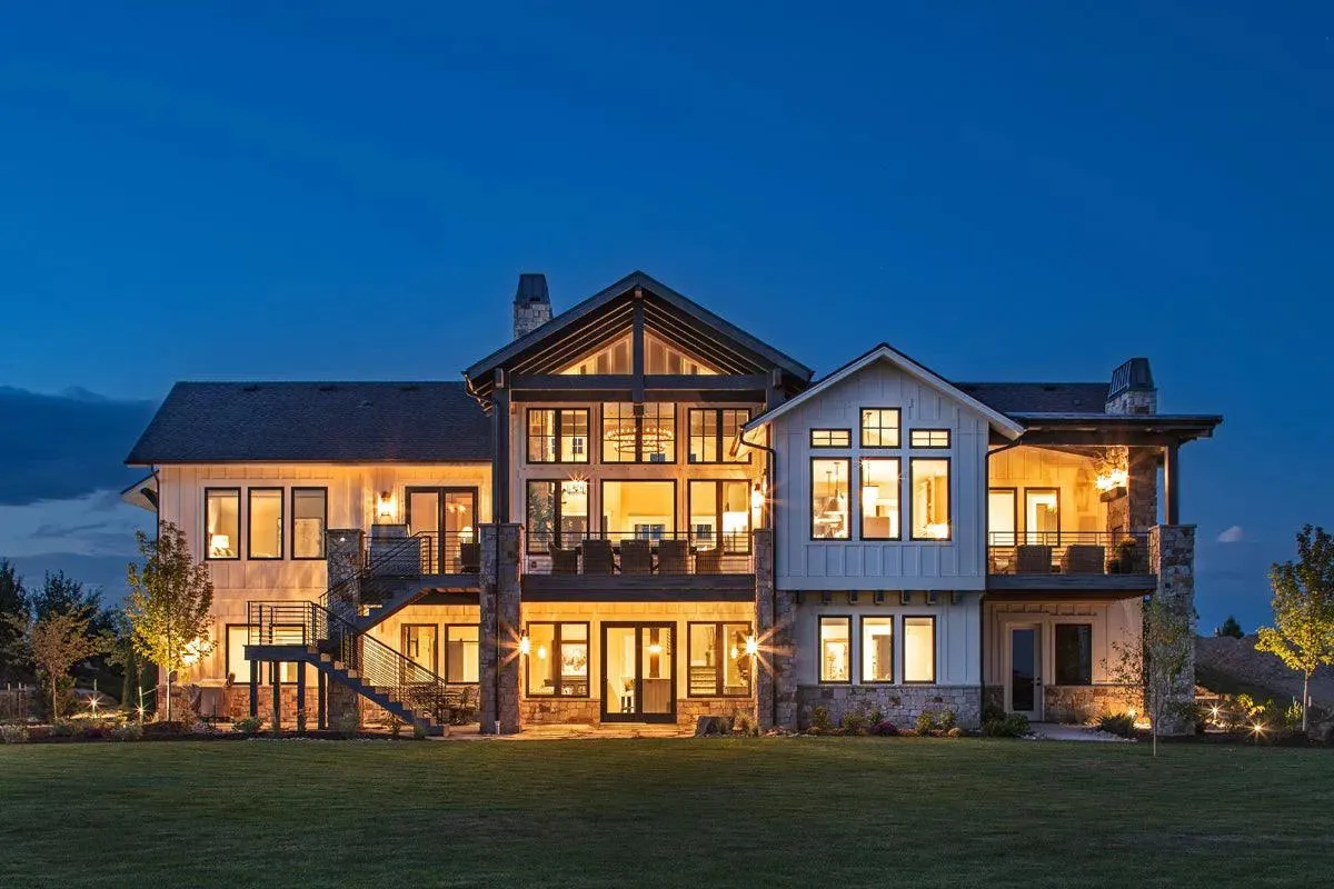 Stunning Ridge House Plan: Spacious Design with Artistic Layout