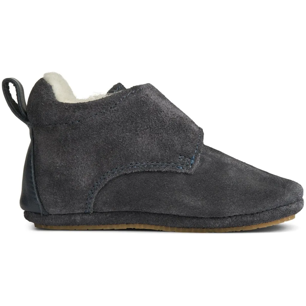 Taj Wool Indoor Shoe - ink