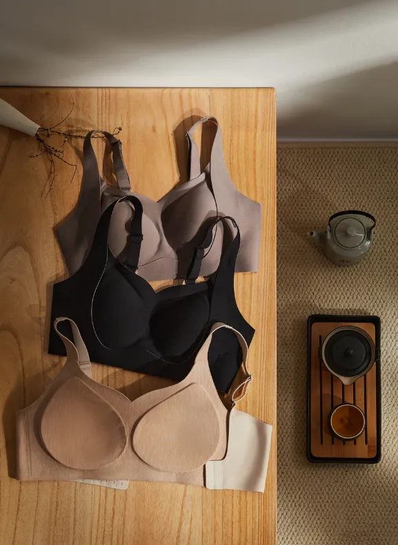 Tea Skin High Panel Bralette N10-03037V