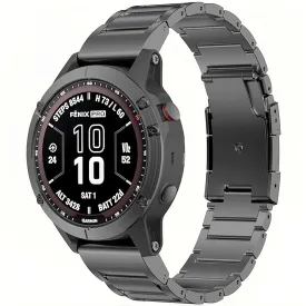Titanium Bands for Garmin Fenix 8 (47mm)/7/6/5, Forerunner 965 955, Approach S60 S62, Quatix 7 6 5, Epix Pro 2 (47mm), MARQ Gen 2 | 22mm Quick Fit Watch Band Metal Strap for Garmin Watch