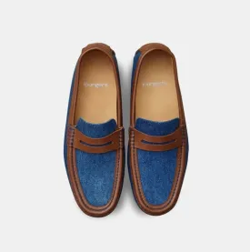 Transporter® Men's Designer Driving Shoes Denim