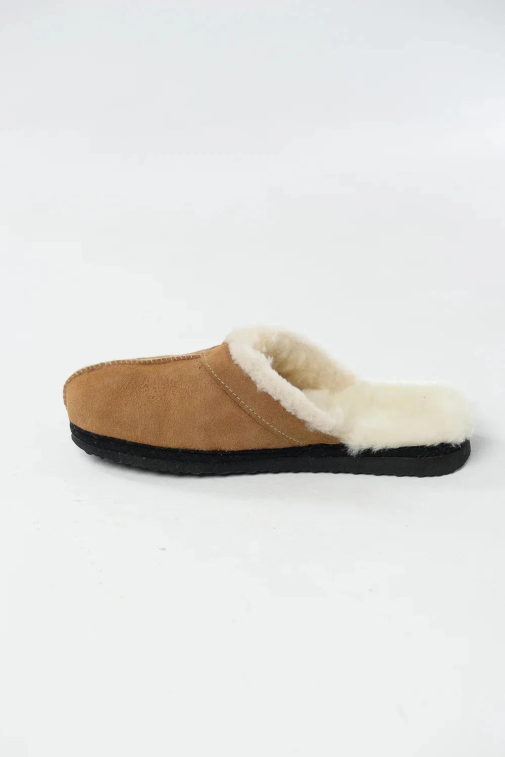 Wedge Sole Home Slippers in Ginger color