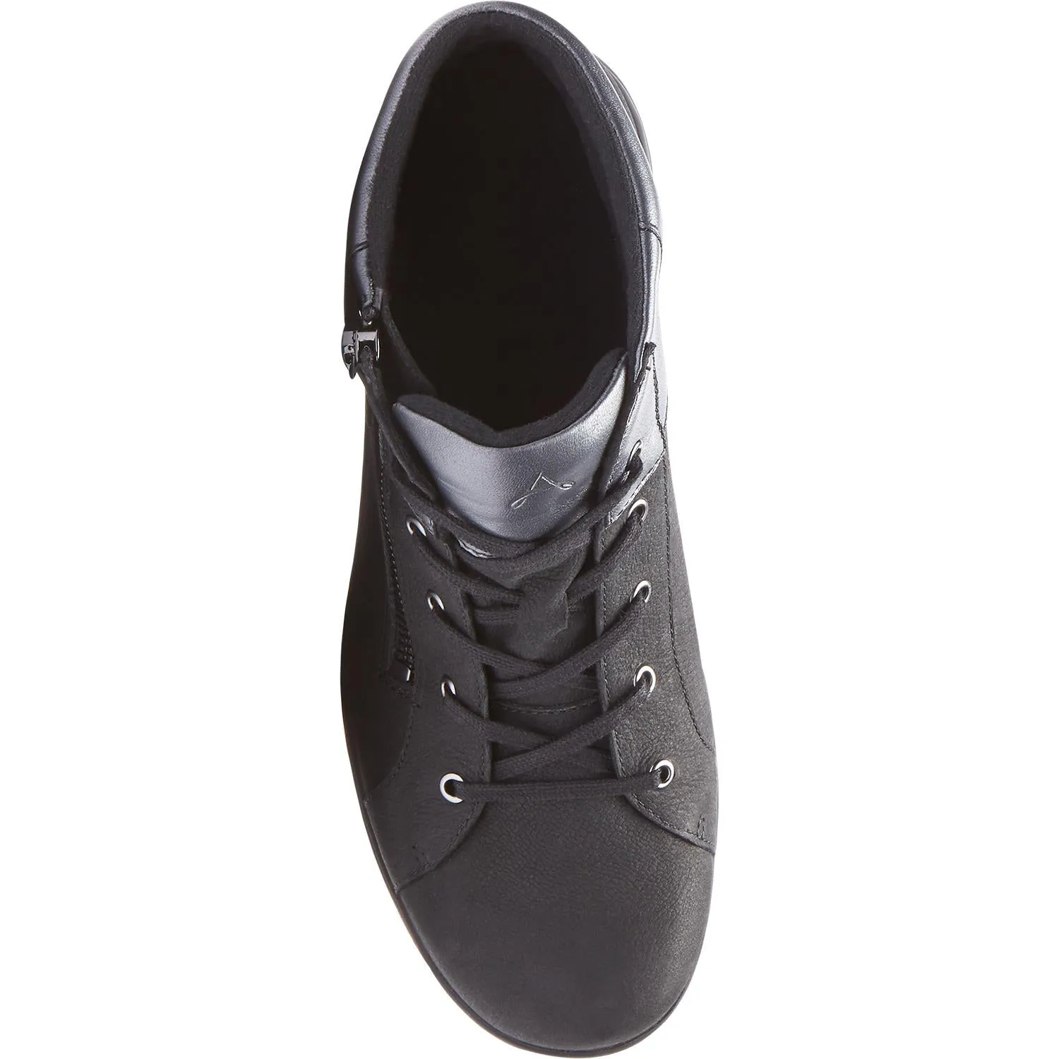 Women's Aravon Rev Stridarc Waterproof Low Boot Black Nubuck