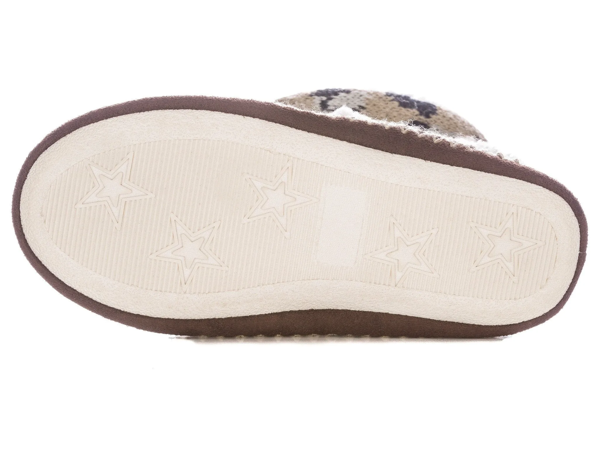 Women's Wildside Leopard Print Indoor Short Boot Slippers - Brown/Grey